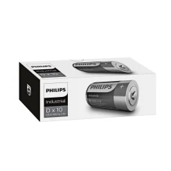 Philips INDUSTRIAL ALKALINE D BATTERI 10 STK/PAK^ Batterier