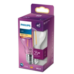 Philips KLAR LED PÆRE STANDARD E27 2W^ Led