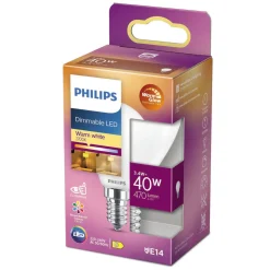 Philips LED PÆRE KRONE E14 3W^ Led