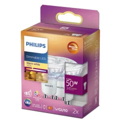Philips LED PÆRE SPOT GU10 4W^ Led