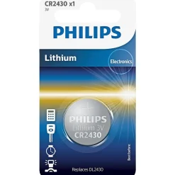 Philips LITIUM CR2430 KNAPCELLE BATTERI 1 STK/PAK Hot