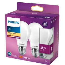 Philips 2-PAK LED PÆRE STANDARD E27 5W Online