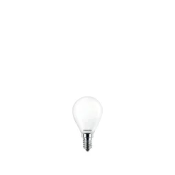 Philips 2-PAK MAT LED PÆRE KRONE E14 4W^ Led