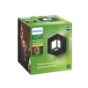 Philips PARTERRE UDENDØRS VÆGLAMPE SORT 8W New