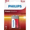 Philips POWER ALKALINE 9V BATTERI 1 STK/PAK^ Batterier