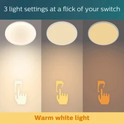 Philips SCENESWITCH SUPER SLIM PLAFOND 18W HVID 30 CM^ Plafonder