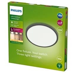 Philips SCENESWITCH SUPERSLIM PLAFOND 15W SORT 25 CM Sale