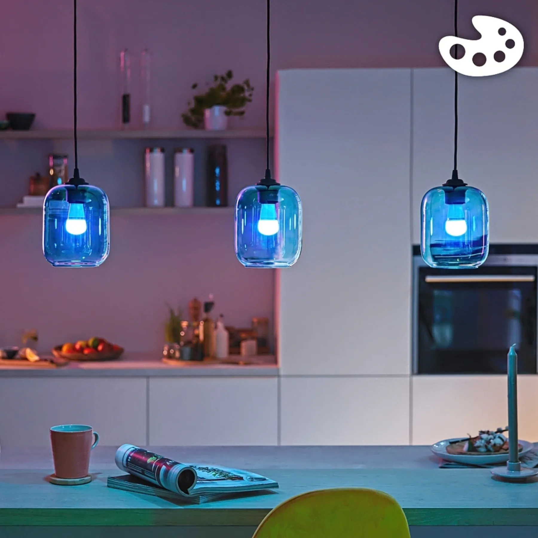 Philips Smart COLOR LED PÆRE E14 KRONE 5W Online