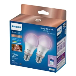 Philips Smart COLOR LED PÆRE E27 STANDARD 9W Sale