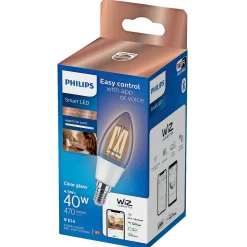 Philips Smart TUNABLE WHITE LED PÆRE E14 KERTE 5W^ Smart Belysning