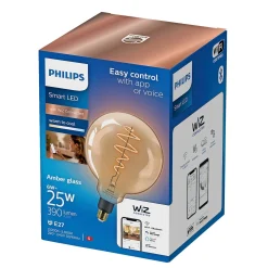 Philips Smart TUNABLE WHITE LED PÆRE E27 DEKO 6W^ Smart Belysning