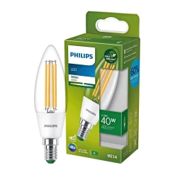 Philips ULTRA EFFICIENT LED PÆRE KERTE E14 2W^ Led