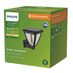 Philips VAPORA SOLCELLE VÆGLAMPE SORT 1,5W Online