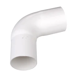Plastmo PLAST 75 MM BØJNING HVID^ Tagrender