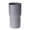 Plastmo PLAST 75 MM RØRSAMLEMUFFE GRÅ^ Tagrender