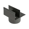 Plastmo SLIMLINE LODRET UDLØB 13X13X13 CM. Clearance