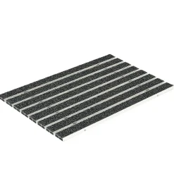 Plastmo VARIO RUHÅR DØRMÅTTE 75X50 CM ANTRACIT New