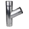 Plastmo ZINK 75 MM GRENRØR^ Tagrender