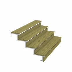 Plus 4 TRIN TERRASSETRAPPE 1800 X 710 MM^ Trappevanger