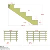 Plus 5 TRIN TERRASSETRAPPE 1800 X 880 MM
