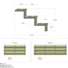 Plus 3 TRIN TERRASSETRAPPE 1800 X 540 MM Hot