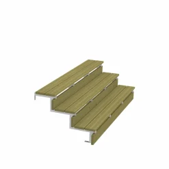 Plus 3 TRIN TERRASSETRAPPE 1800 X 540 MM Hot