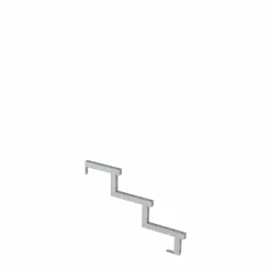 Plus 3 TRIN TERRASSETRAPPE 1200 X 540 MM^ Trappevanger