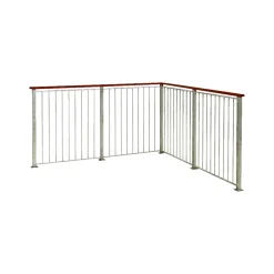 Plus BASIC GELÆNDER VARMGALVANISERET 90 X 98 CM^ Hegn Nemt Vedligehold