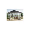 Plus ÅBEN NATUR/SORT PAVILLON 9,85 M2^ Havepavilloner