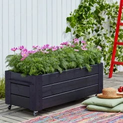 Plus BLOMSTERKASSE SORT 45 X 50 X 120 CM New