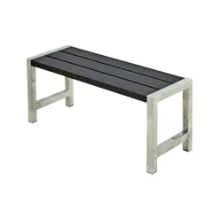 Plus CAFE BÆNK SORT 127 CM^ Havebænke