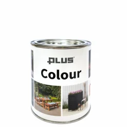 Plus COLOUR LASUR FARVE TRÆBESKYTTELSE TRANSPARENT TEAK 0,75 L^ Transparent