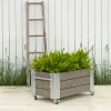 Plus CUBIC BLOMSTERKASSE GRÅBRUN 45 X 87 X 50 CM Sale