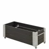 Plus CUBIC BLOMSTERKASSE SORT 45 X 50 X 120 CM^ Højbede & Plantekasser