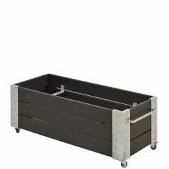 Plus CUBIC BLOMSTERKASSE SORT 45 X 50 X 120 CM^ Højbede & Plantekasser