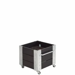 Plus CUBIC BLOMSTERKASSE SORT 45 X 46 X 50 CM Best