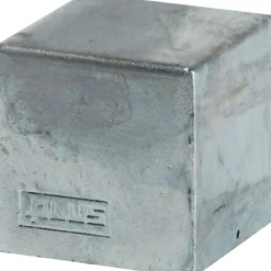 Plus CUBIC STOLPEHAT STÅL GRÅ 71 X 71 MM^ Stolper & Pæle