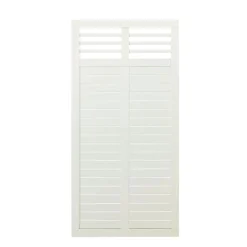 Plus DECORA HEGN FUNGICIDBEHANDLET & GRUNDMALET 2 GANGE HVID 90 X 180 CM^ Træhegn