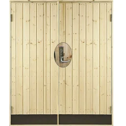 Plus DOBBELT UDHUSDØR 55 X 1512 X 1878 MM HØJRE^ Yderdøre