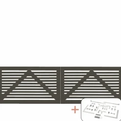 Plus DOBBELTLÅGE FUNGICIDBEHANDLET OG GRUNDMALET UMBRAGRÅ 300 X 90 CM Best