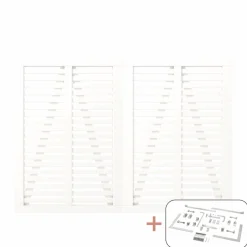 Plus DOBBELTLÅGE FUNGICIDBEHANDLET & GRUNDMALET 2 GANGE HVID 200 X 140 CM Discount