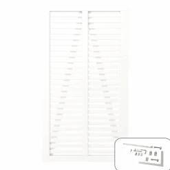 Plus ENKELTLÅGE FUNGICIDBEHANDLET & GRUNDMALET 2 GANGE HVID 100 X 180 CM Discount