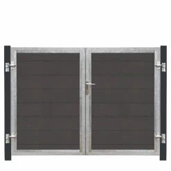 Plus FUTURA HØJRE DOBBELTLÅGE SKIFFERGRÅ/SORT 213 X 145 CM Sale