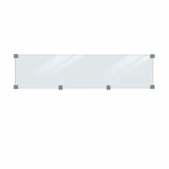 Plus GLAS T/KLINK-/PLANKEHEGN TRYKIMPRÆGNERET KLAR 174 X 44.60 CM Best