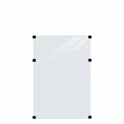 Plus GLASHEGN HÆRDET KLART 90 X 127 X 0.60 CM^ Glashegn