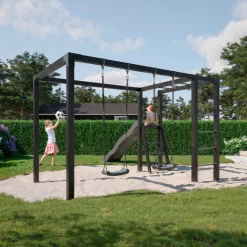 Plus GYNGESTATIV 208 X 198 X 340 CM SORT Clearance