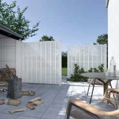 Plus HEGN FUNGICIDBEHANDLET & GRUNDMALET 2 GANGE HVID 180 X 180 CM^ Træhegn