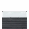 Plus KLINK PROFILHEGN TRYKIMPRÆGNERET OG GRUNDMALET SORT 174 X 125 CM^ Træhegn