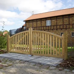 Plus LIGNO LÅGE TRYKIMPRÆGNERET NATUR 300 X 118 CM^ Træhegn