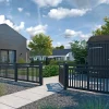 Plus LINEA LÅGE FUNGICIDBEHANDLET OG GRUNDMALET SORT 100 X 80 CM^ Træhegn